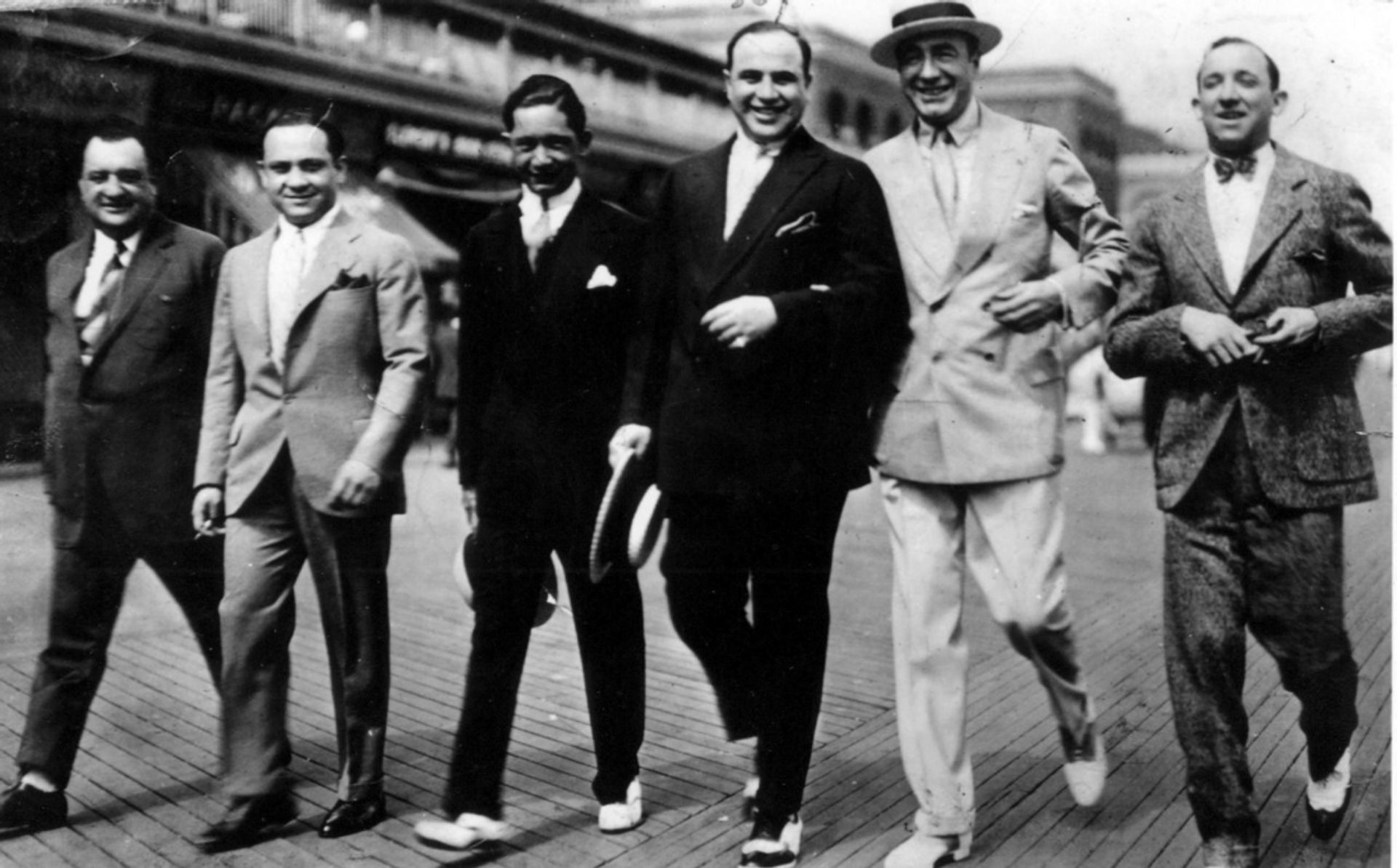 Al Capone with Gang Print