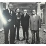 Hiroshi Sugimoto "Dr. Helmut Kohl, Ruud Lubers, Lord Carrington, Francois Mitterand" Print.