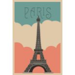 Paris, France Travel Poster