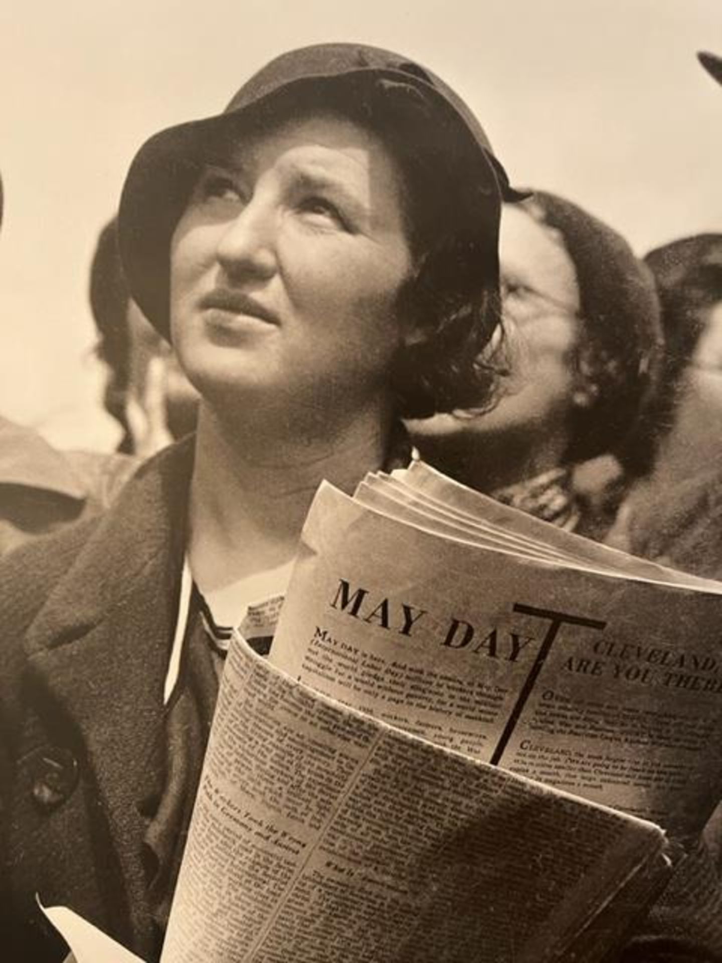 Dorothea Lange "May Day Listener" Print. - Image 2 of 6