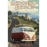 Redondo Beach, California Travel Poster