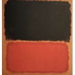 Mark Rothko "Untitled (Black and Orange on Red), 1962" Print.