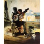 Henry Ossawa Tanner "The Banjo Lesson, 1893" Painting