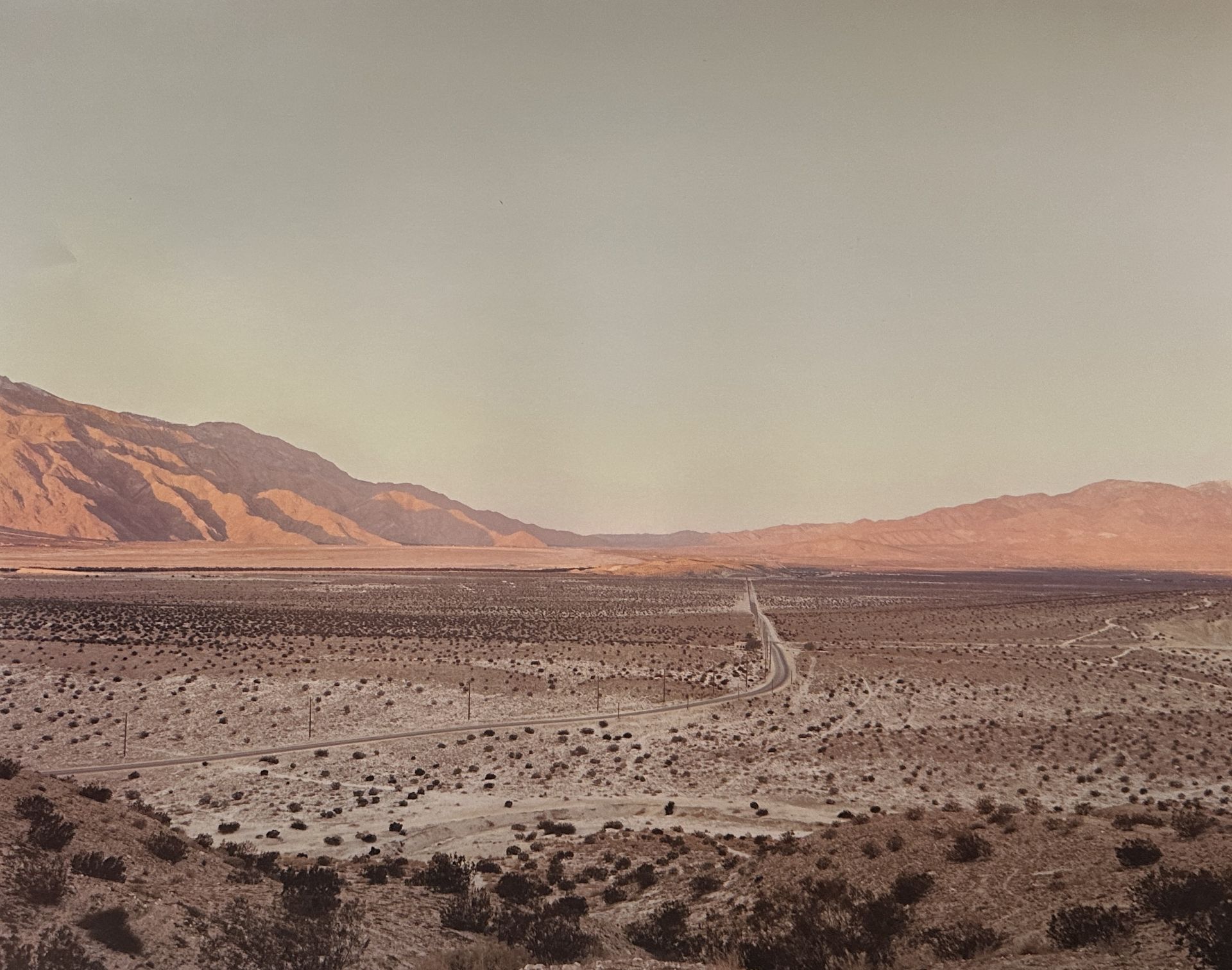 Richard Misrach "San Gorgonio Pass 1981" Print. 