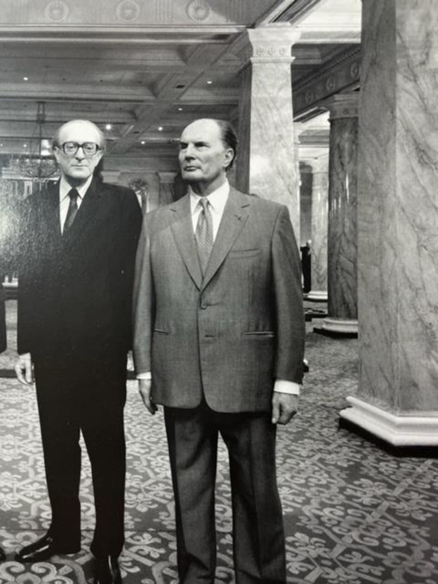 Hiroshi Sugimoto "Dr. Helmut Kohl, Ruud Lubers, Lord Carrington, Francois Mitterand" Print. - Image 2 of 6