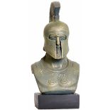 Greek Hoplite Sculpture Bust