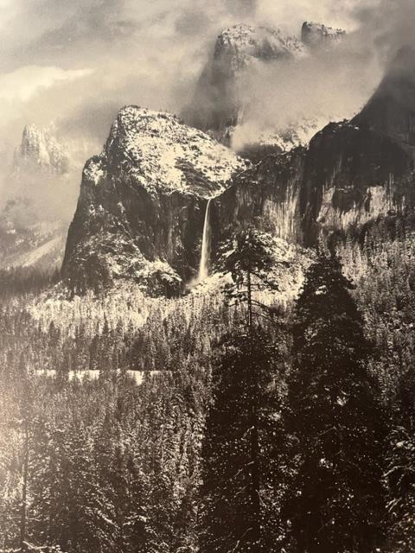 Ansel Adams "Clearing Winter Storm" Print. - Image 5 of 6