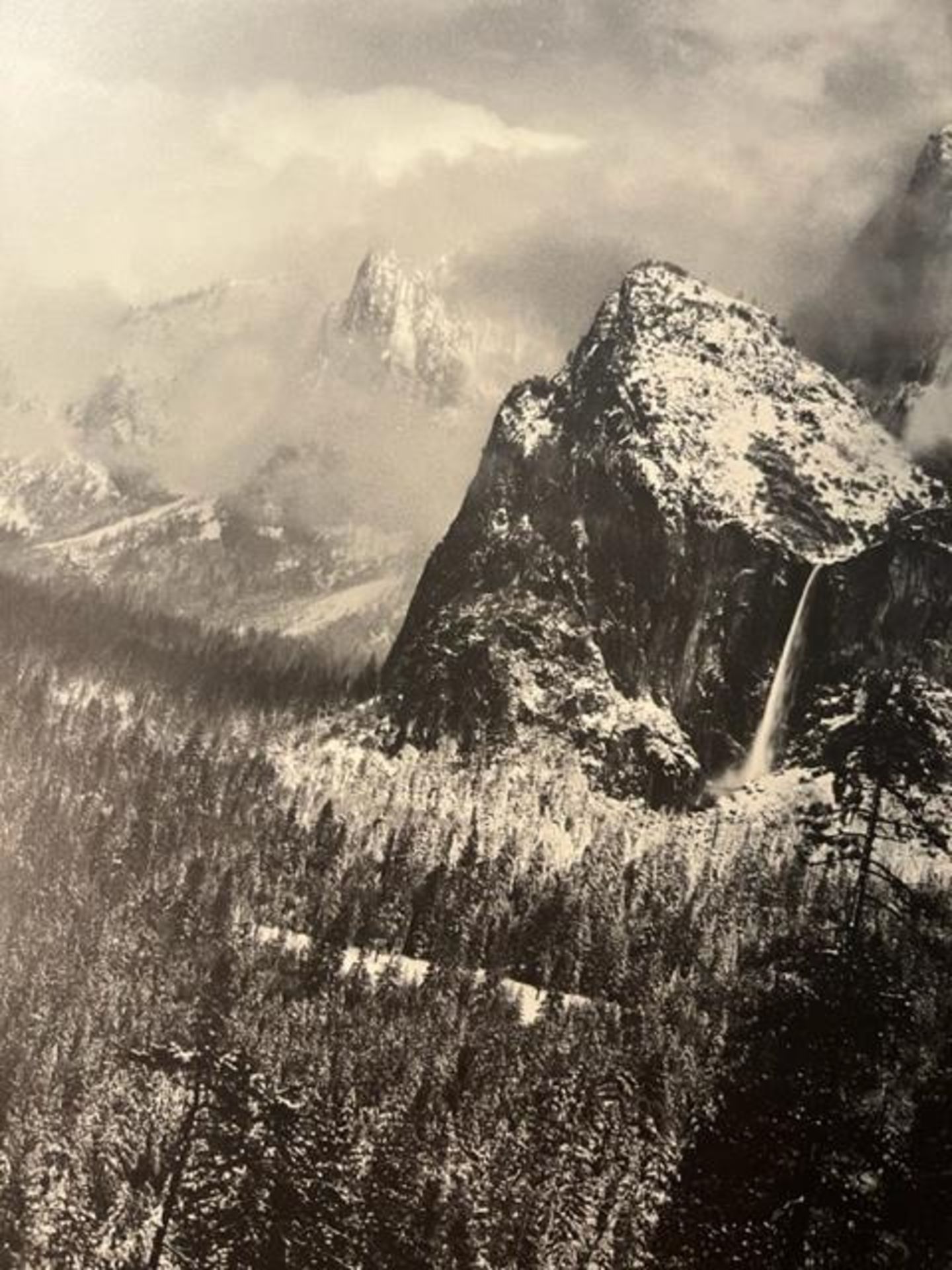 Ansel Adams "Clearing Winter Storm" Print. - Image 6 of 6