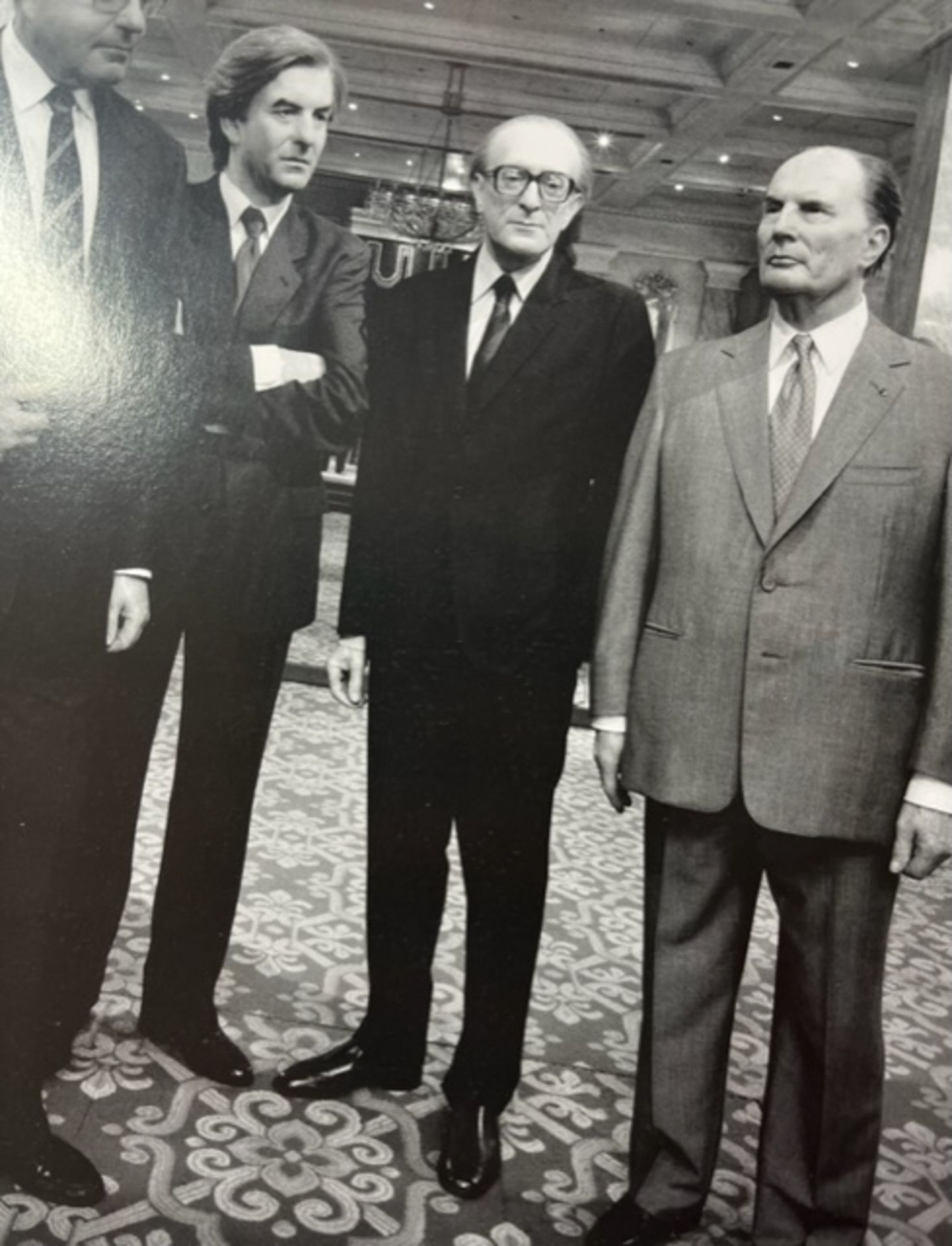 Hiroshi Sugimoto "Dr. Helmut Kohl, Ruud Lubers, Lord Carrington, Francois Mitterand" Print. - Image 6 of 6