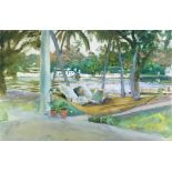 John Singer Sargent "Figure in Hammock, Florida, 1917" Print