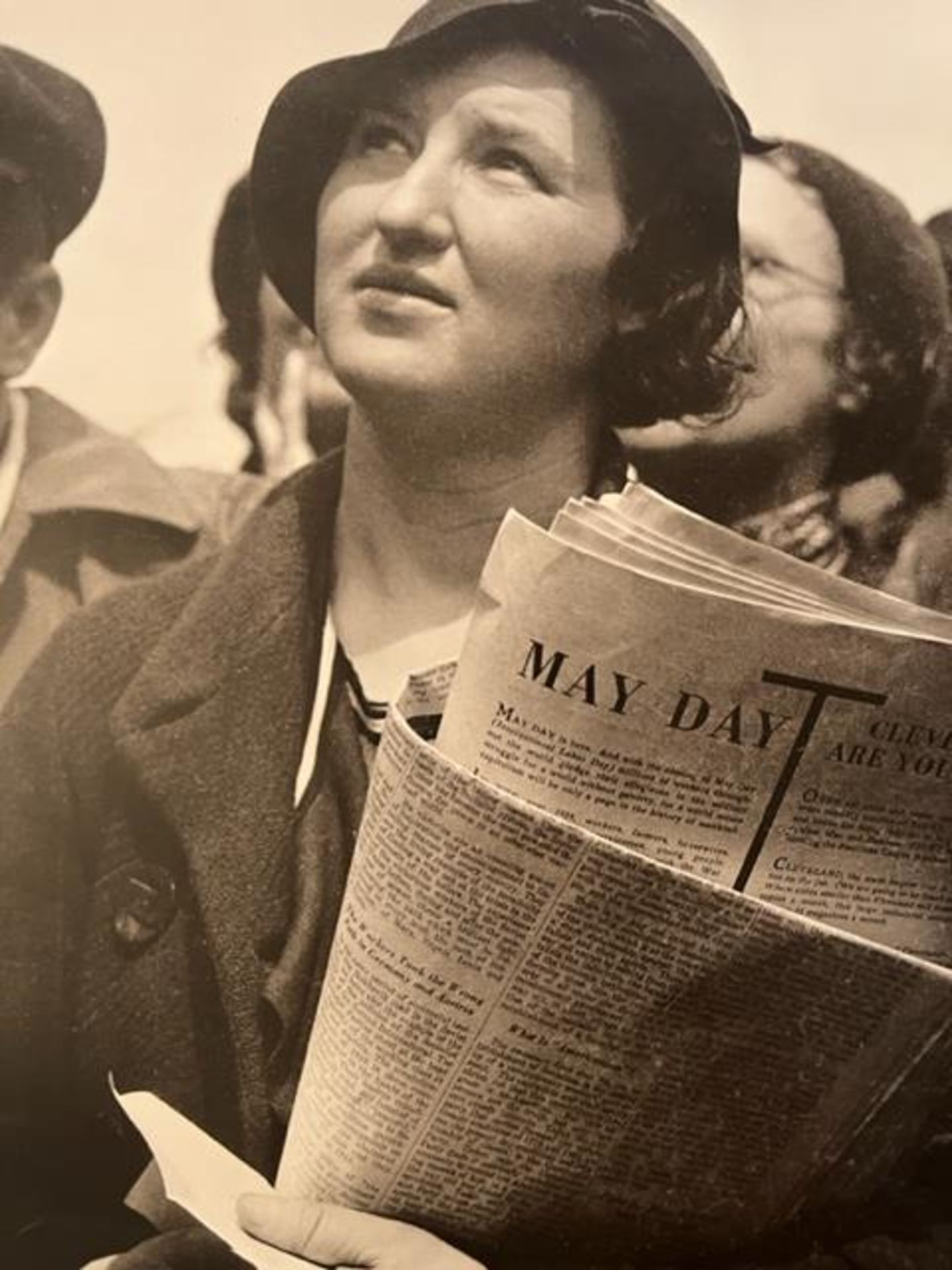 Dorothea Lange "May Day Listener" Print. - Image 4 of 6