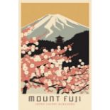 Mount Fuji, Japan Travel Poster