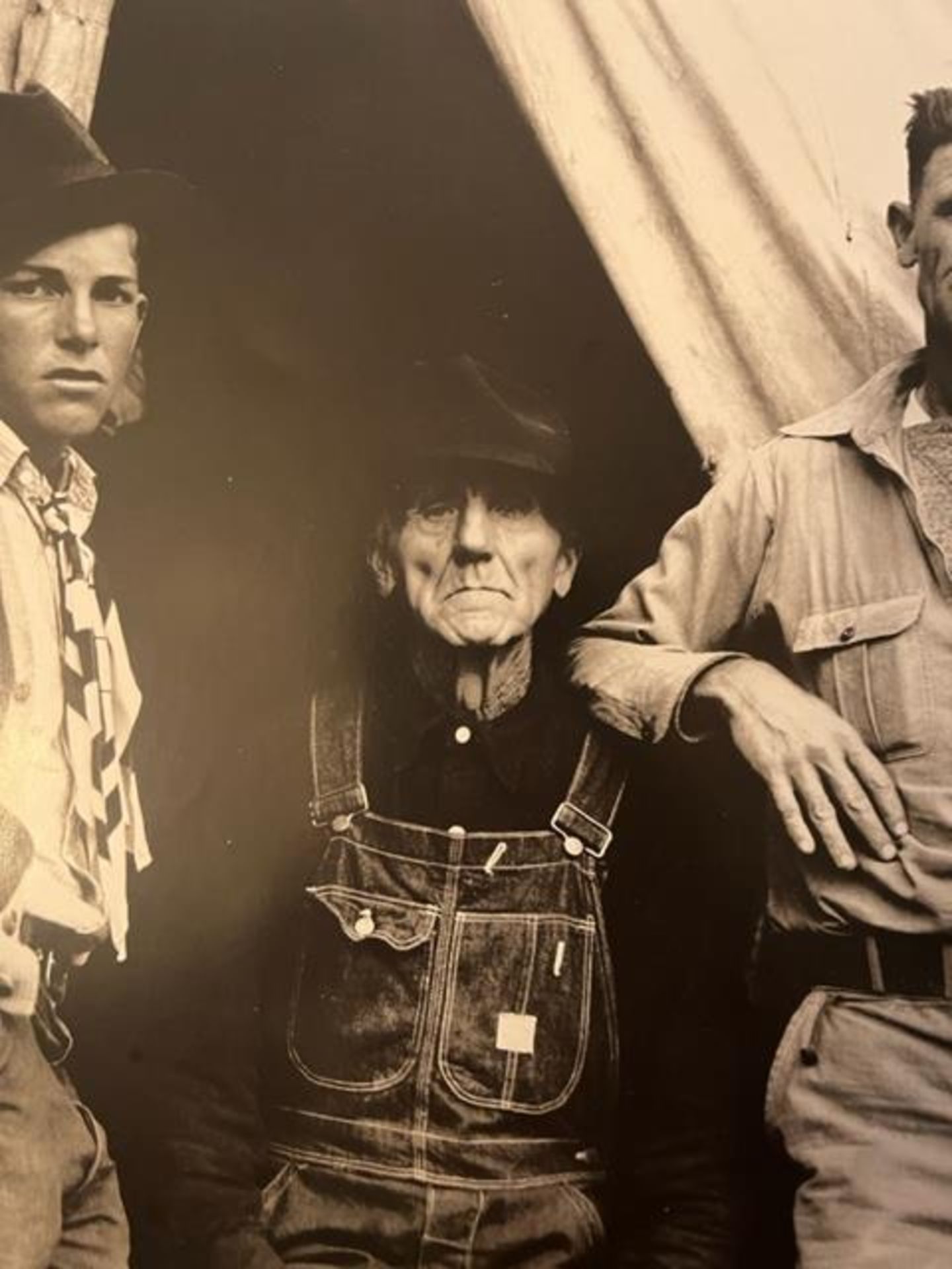 Dorothea Lange "Three Generations of Texans" Print. - Image 3 of 6