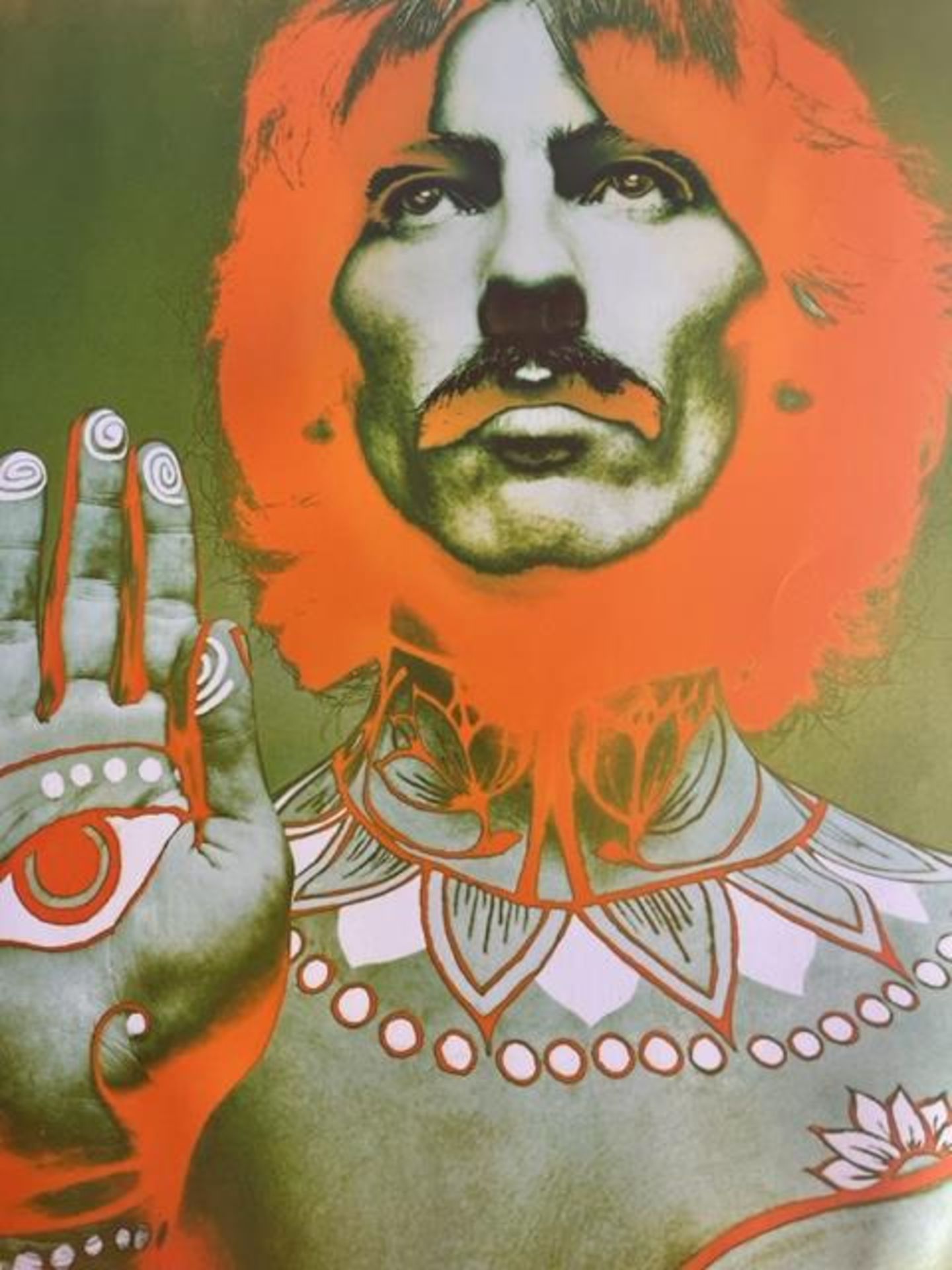 Richard Avedon "George Harrison" Print. - Image 4 of 6