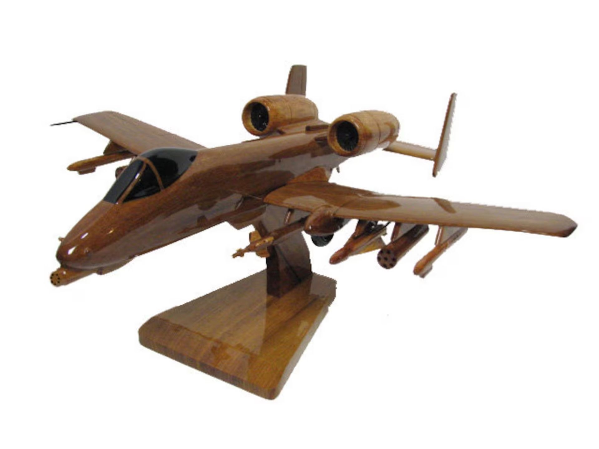 A10 Thunderbolt II "Warthog" Wooden Scale Model