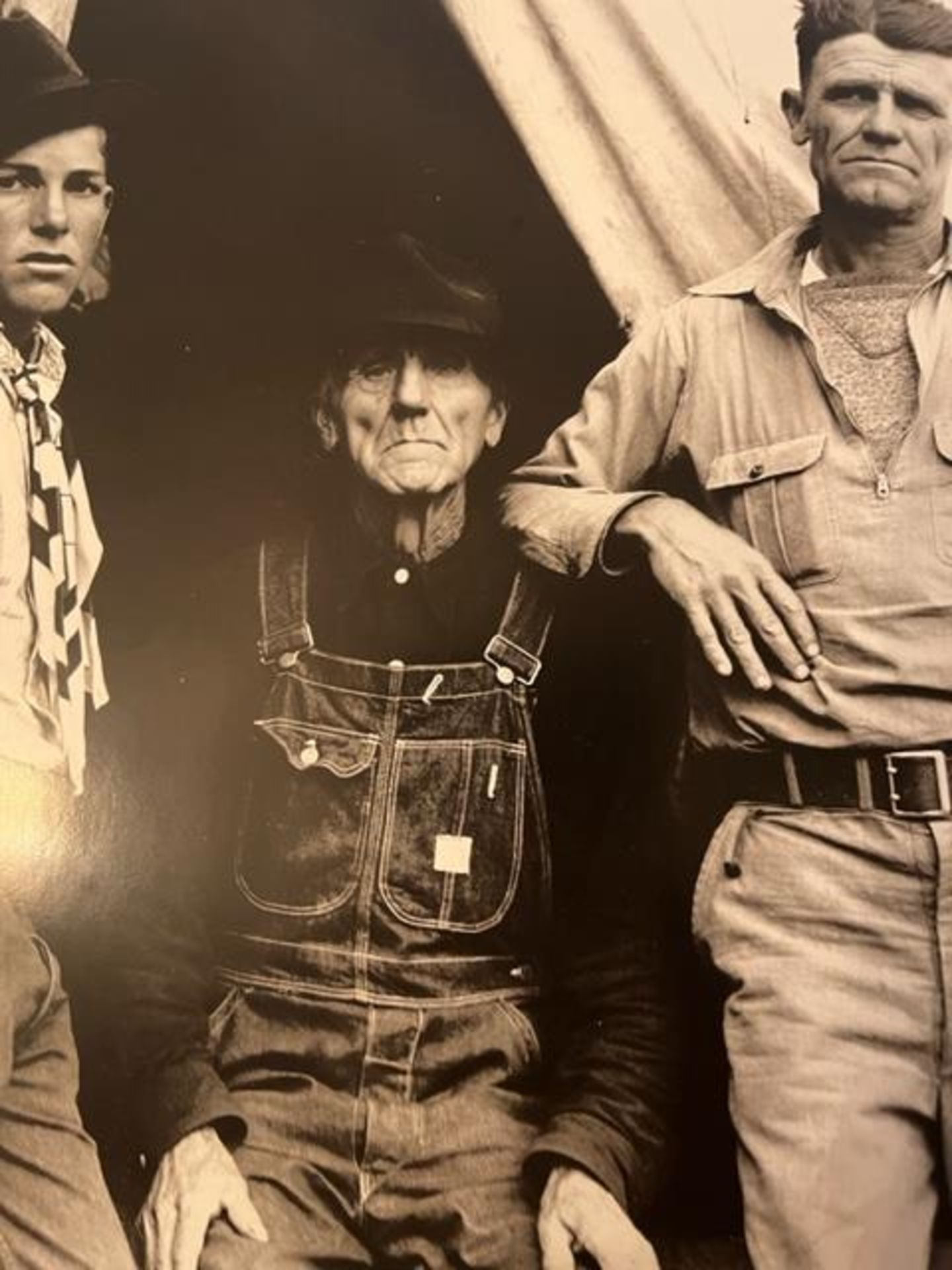 Dorothea Lange "Three Generations of Texans" Print. - Image 4 of 6