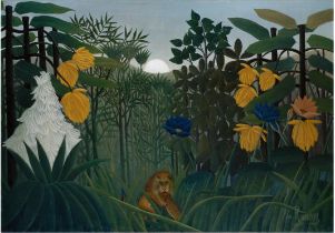 Henri Rousseau "The Repast of the Lion, 1907" Print