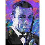 Sean Connery, James Bond Canvas Print