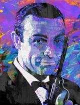 Sean Connery, James Bond Canvas Print