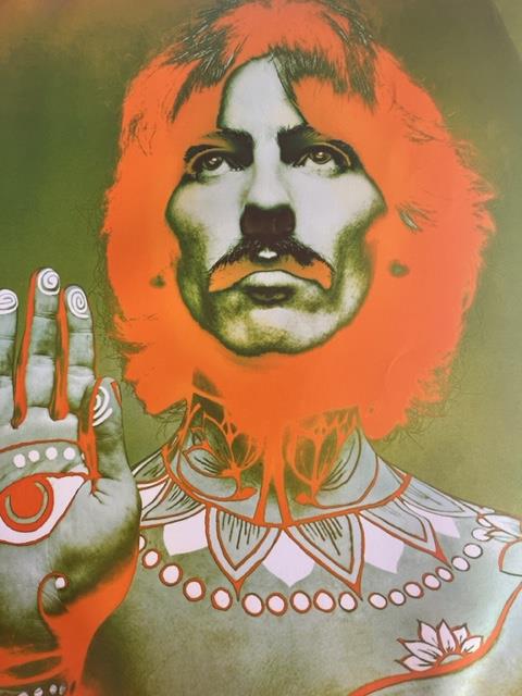 Richard Avedon "George Harrison" Print.
