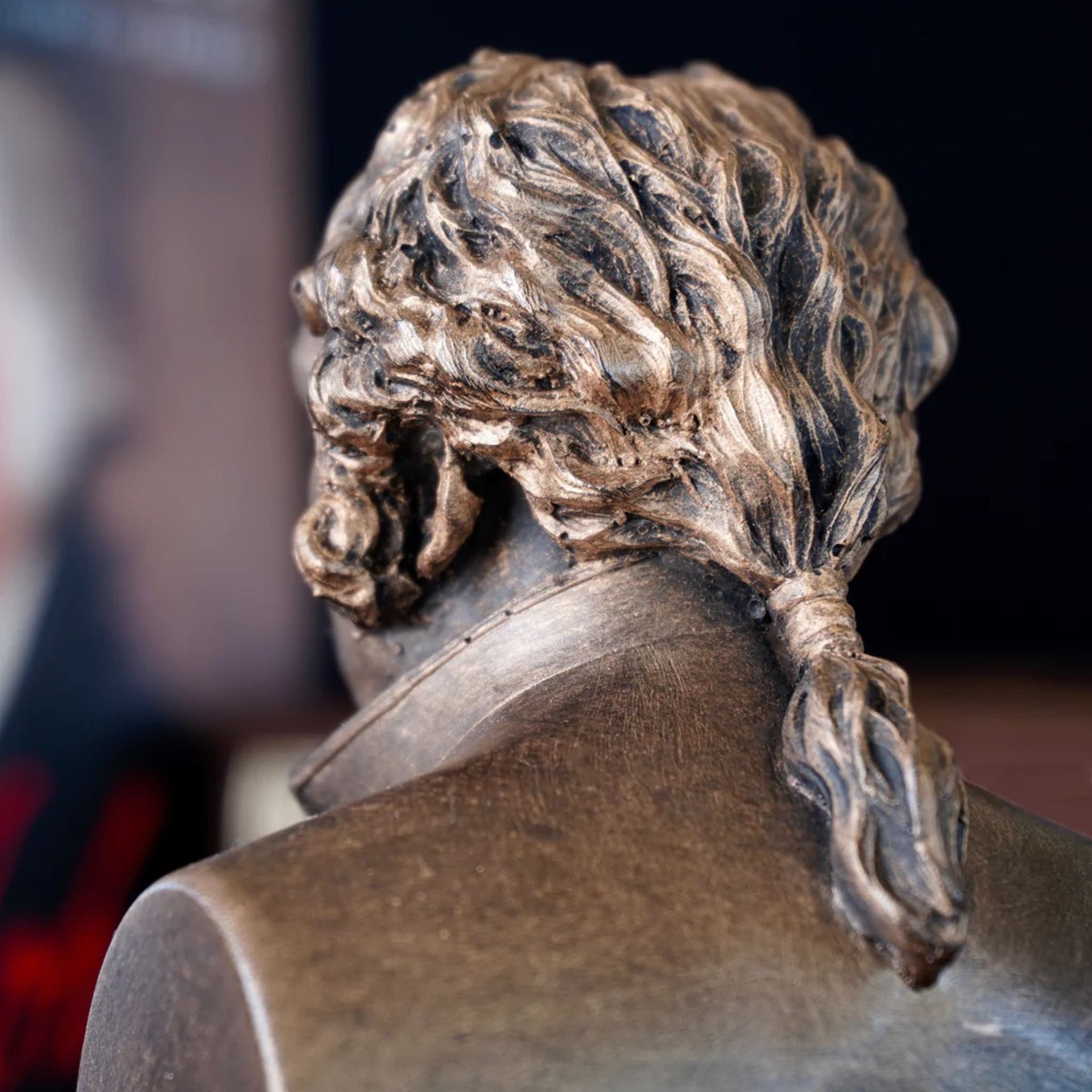 John Adams Bronze Bust - Bild 4 aus 4