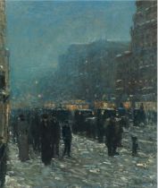 Childe Hassam "Broadway and 42nd Street, 1902" Print