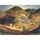 Vance Kirkland "Nevadaville Landscape, 1938" Print