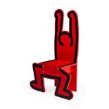 Keith Haring Red Chair