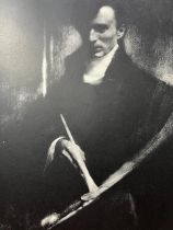 Edward Steichen "Self Portrait with Brush and Palette" Print.