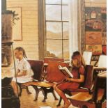 Norman Rockwell "Country School" Print.