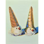 Wayne Thiebaud "Jolly Cones, 2002" Offset Lithograph