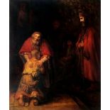 Rembrandt Harmenszoon van Rijn "Return of the Prodigal Son" Painting