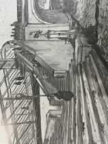 Vincent van Gogh "The Iron Bridge at Trinquetaille" Print.