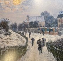 Claude Monet "Boulevard Saint-Devis" Print.
