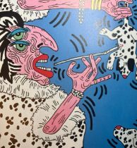 Keith Haring "Cruella De Vil" Print.