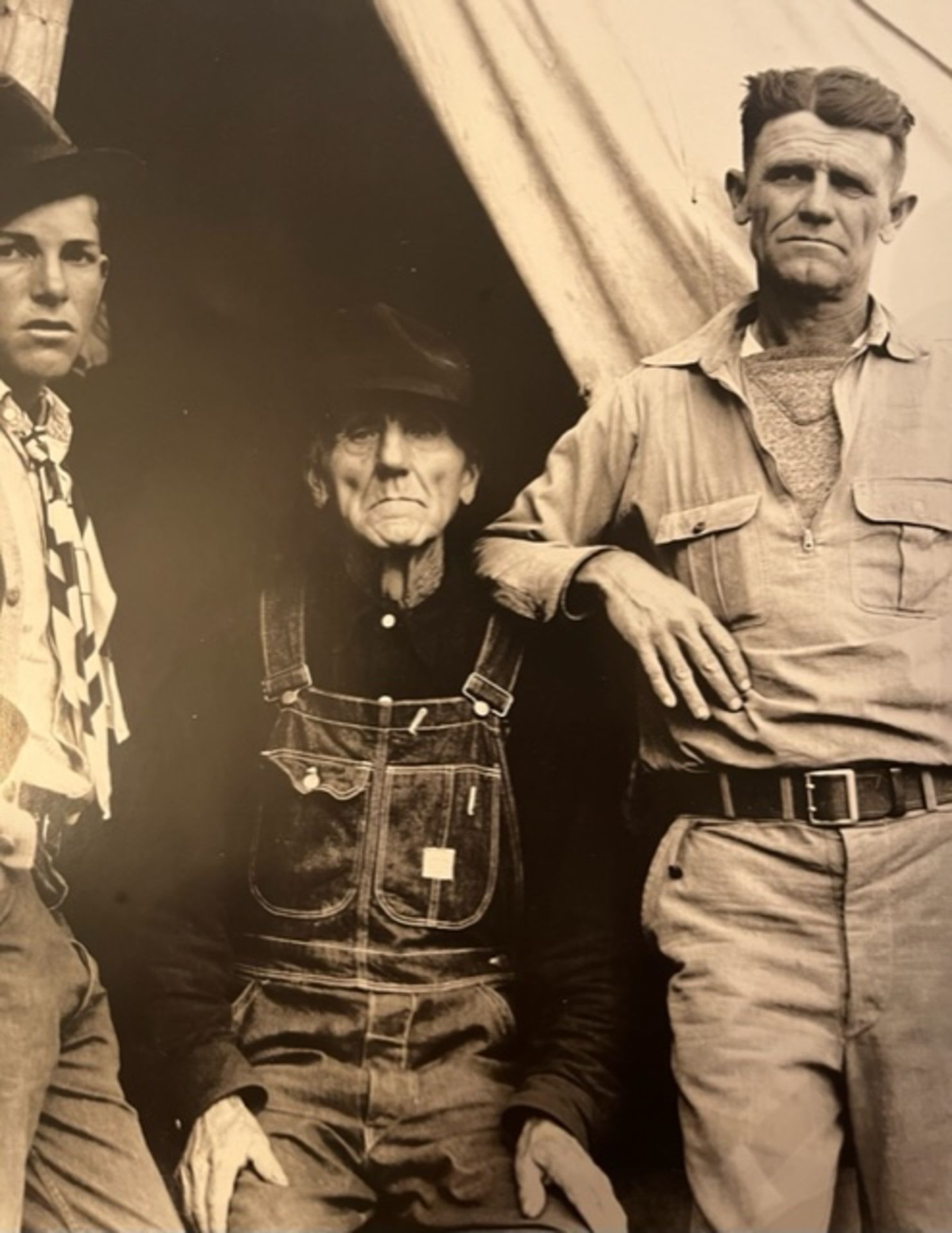 Dorothea Lange "Three Generations of Texans" Print.