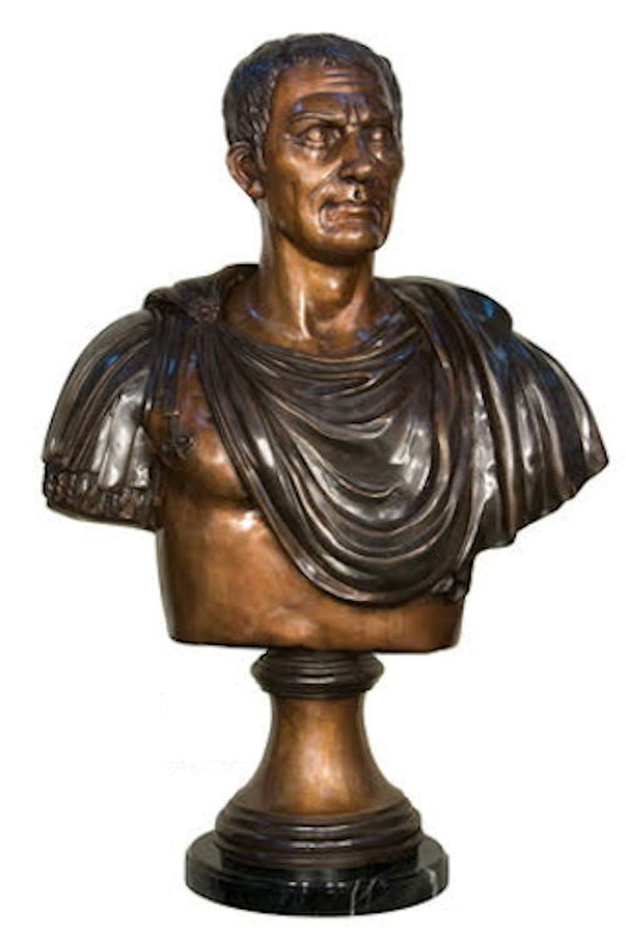 Julius Caesar Bronze Bust