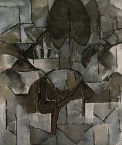Piet Mondrian "Landscape with Trees, 1912" Print.