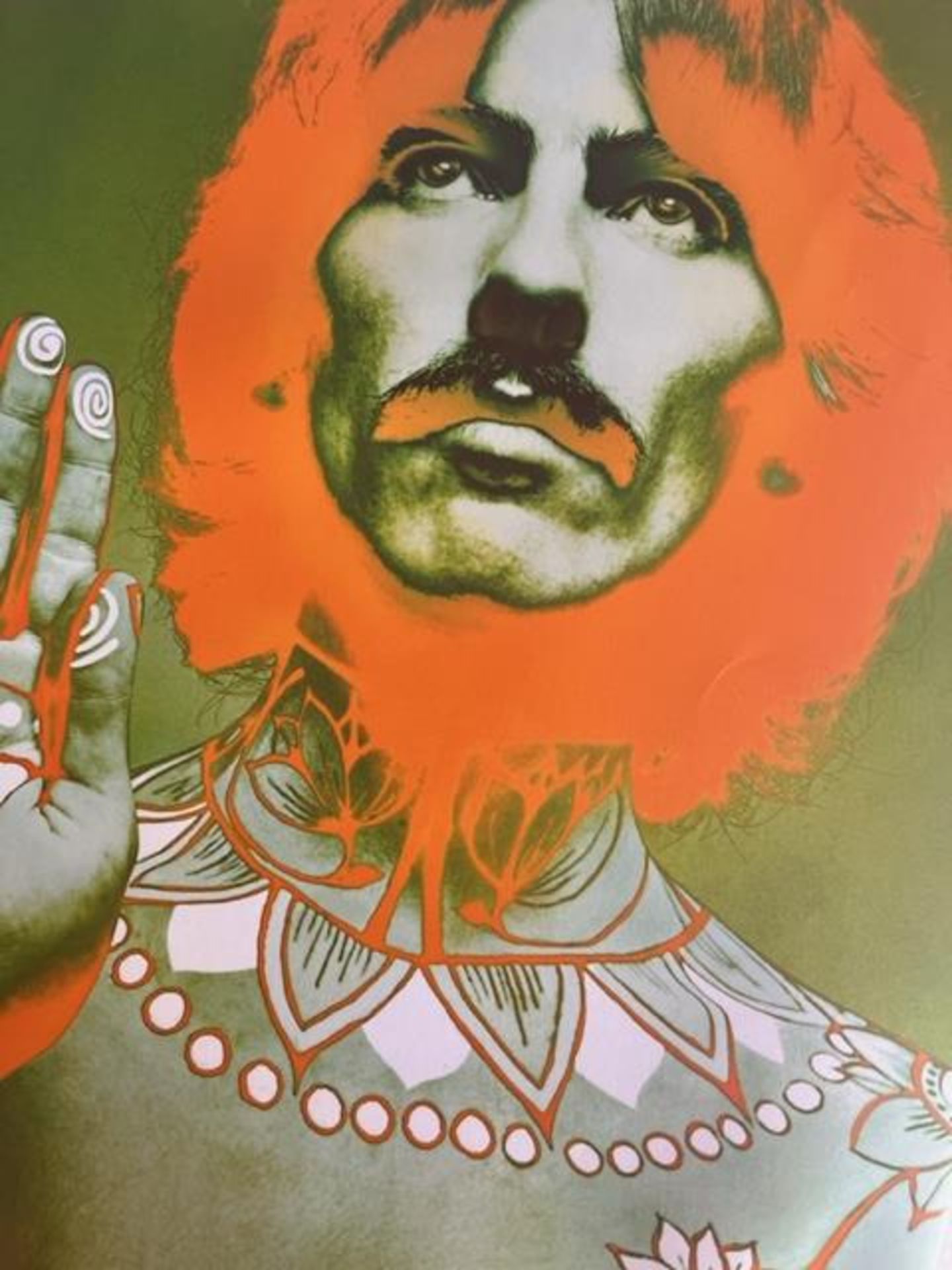 Richard Avedon "George Harrison" Print. - Image 6 of 6