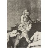 Francisco Goya "Al Conde Palatino" Print.