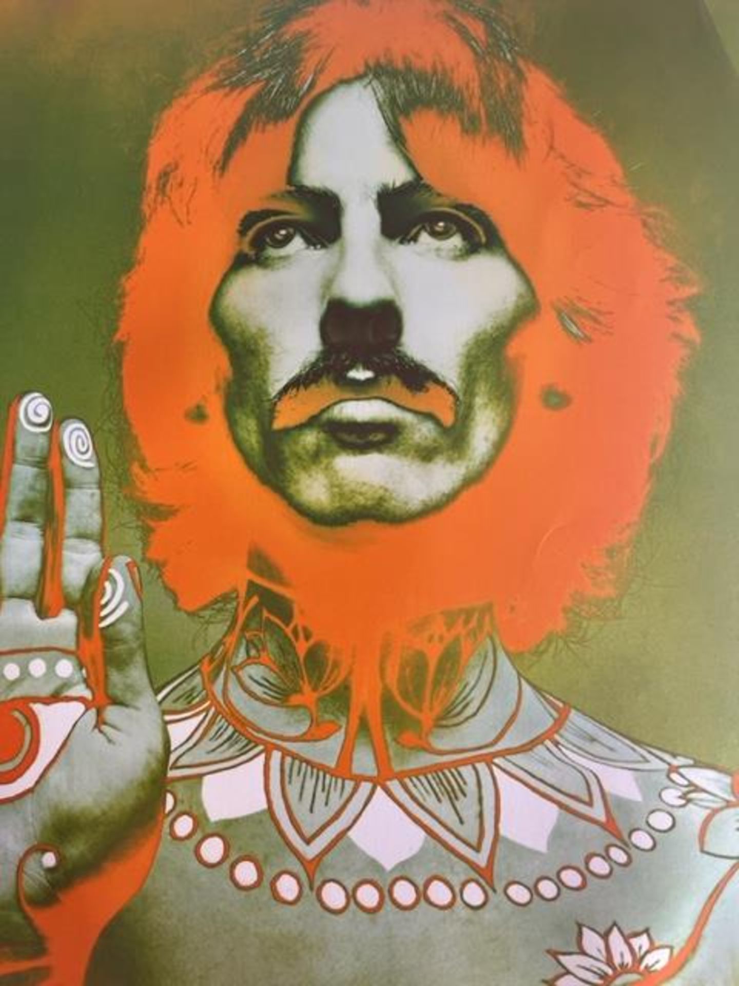 Richard Avedon "George Harrison" Print. - Image 2 of 6