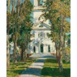 Childe Hassam "The Church at Gloucester, 1918" Print