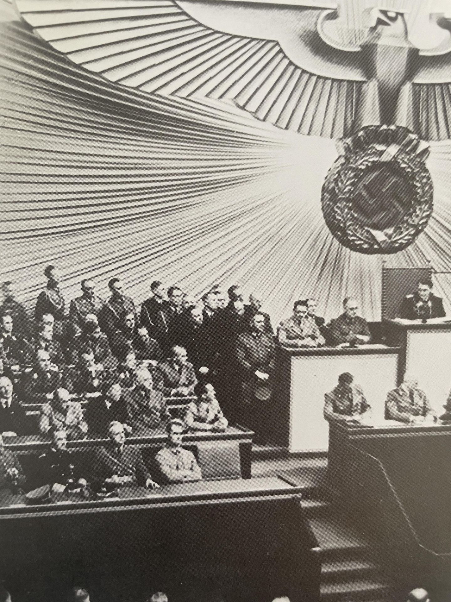 Germany "Adolf Hitler, Reichstag address, September 1, 1939" Print - Bild 4 aus 5