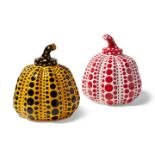 Yayoi Kusama Yellow and Red Pumpkins