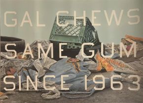 Ed Ruscha "Gal Chews Same Gum Since 1963, 2014" Offset Lithograph