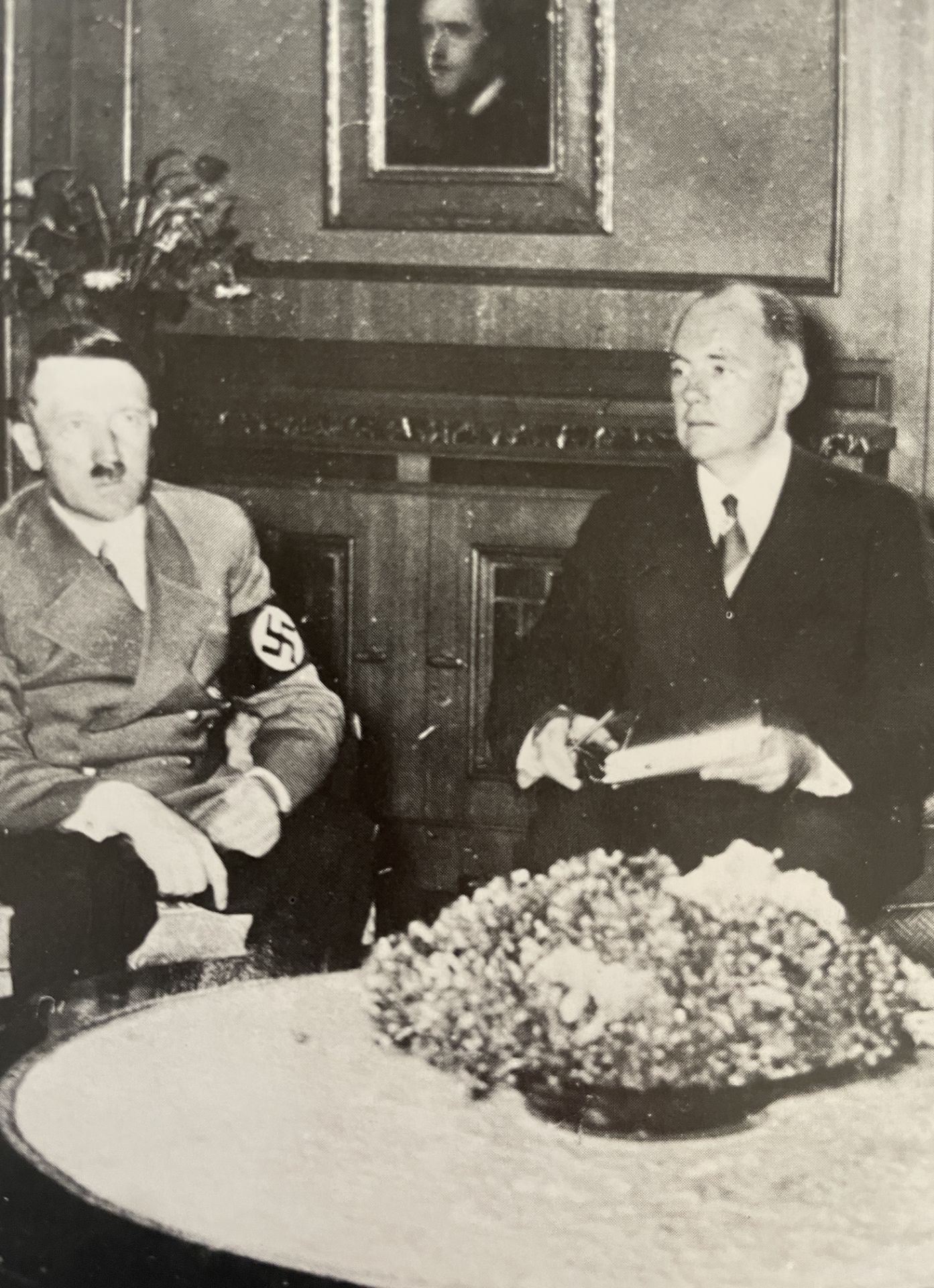 Germany "Adolf Hitler, Mussolini, The Munich Conference, 1938" Print - Bild 3 aus 5