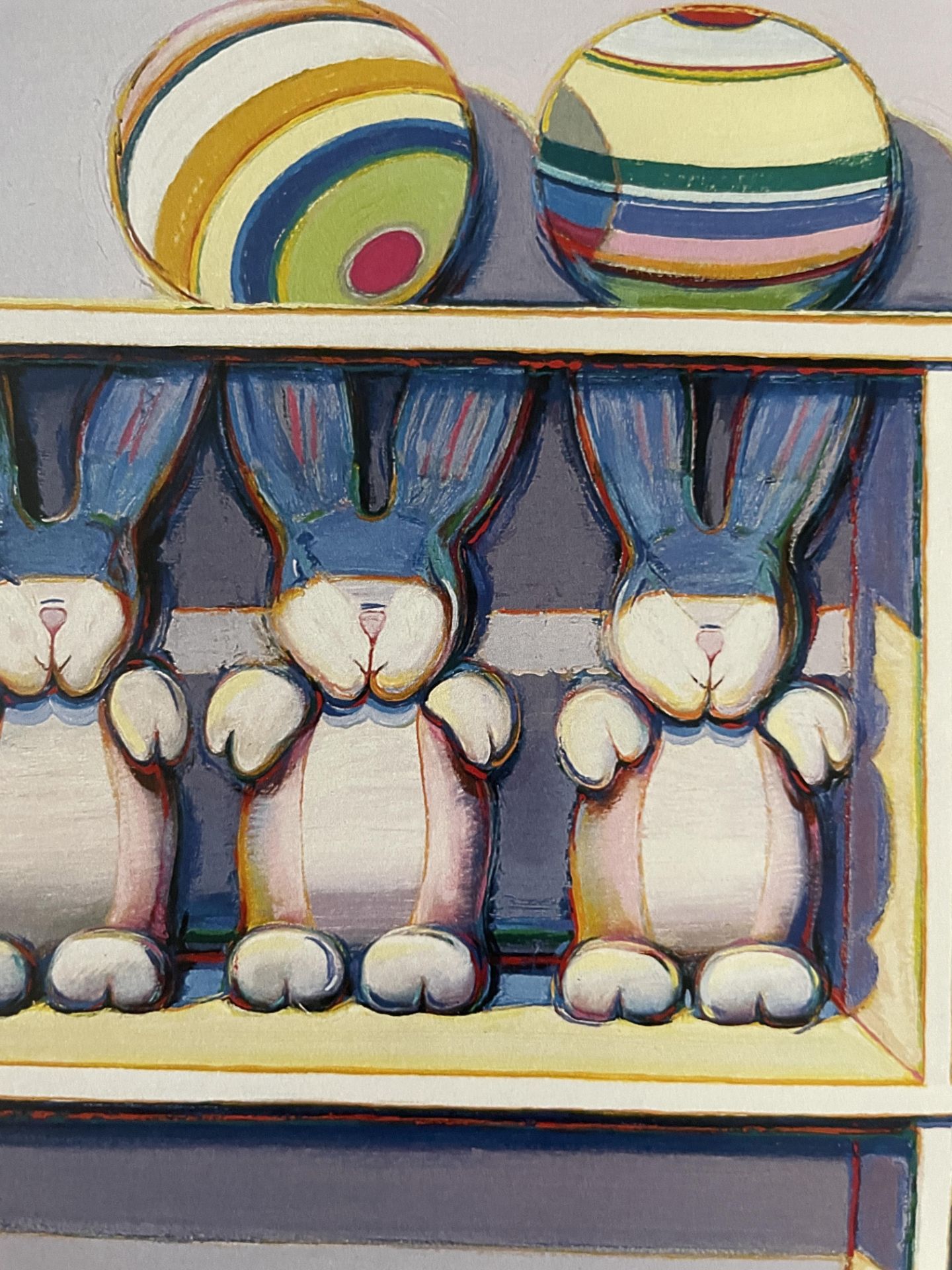 Wayne Thiebaud â€œStuffed Toys, 1996-2002â€ Print - Image 4 of 6