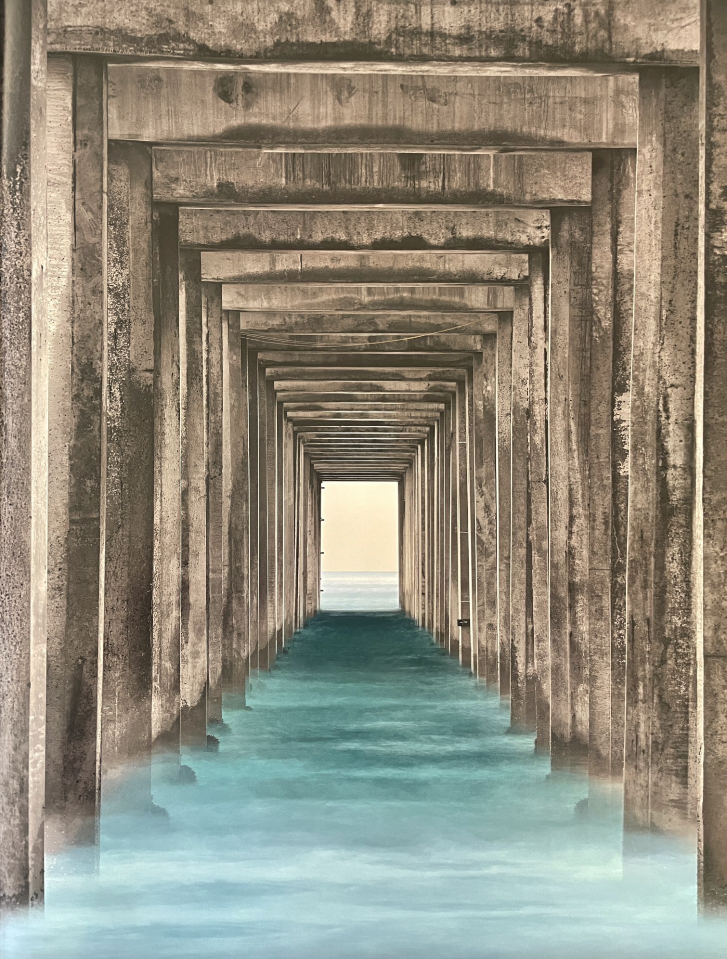 "Scripps Pier, California" Print