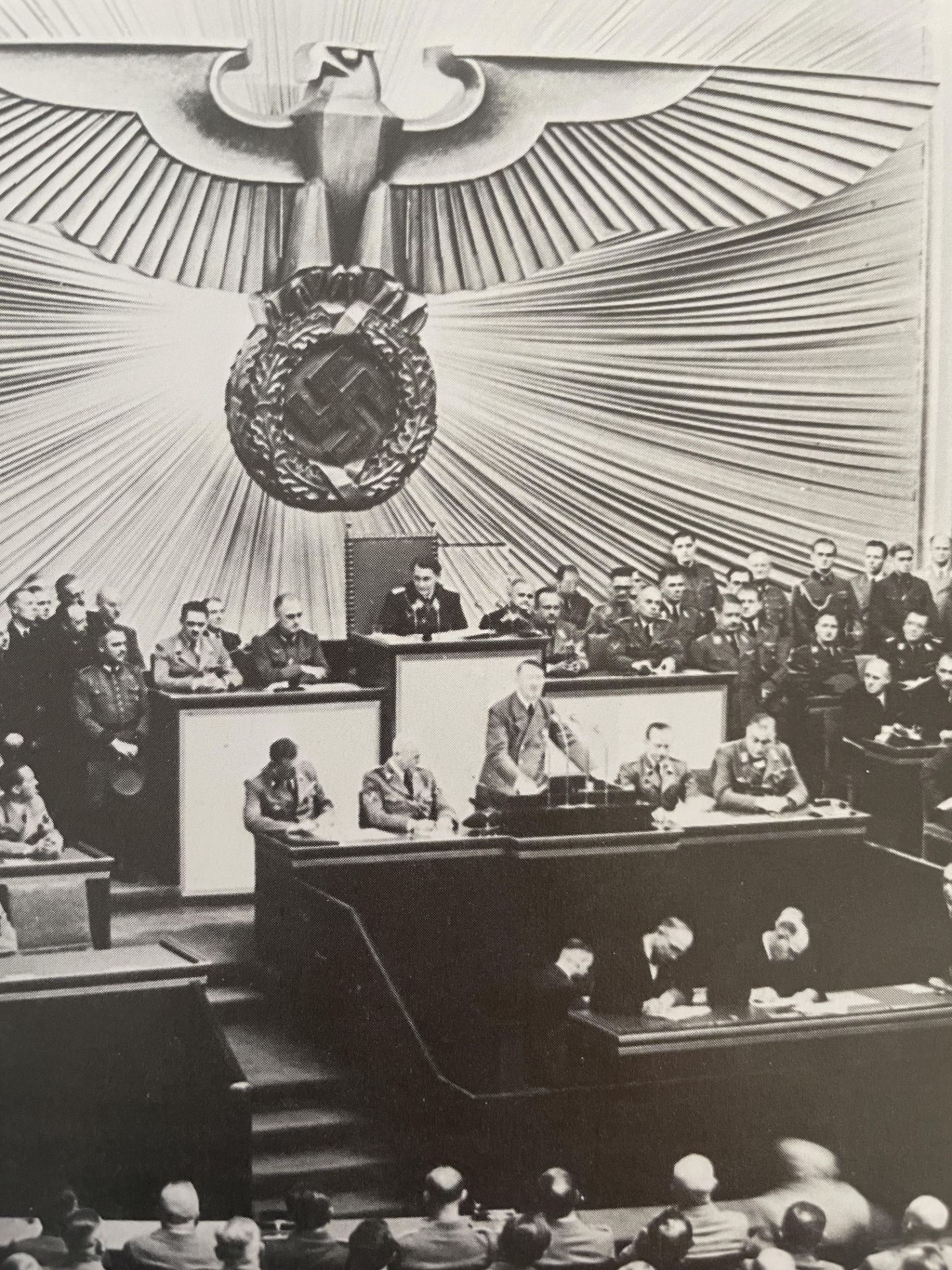 Germany "Adolf Hitler, Reichstag address, September 1, 1939" Print - Bild 3 aus 5