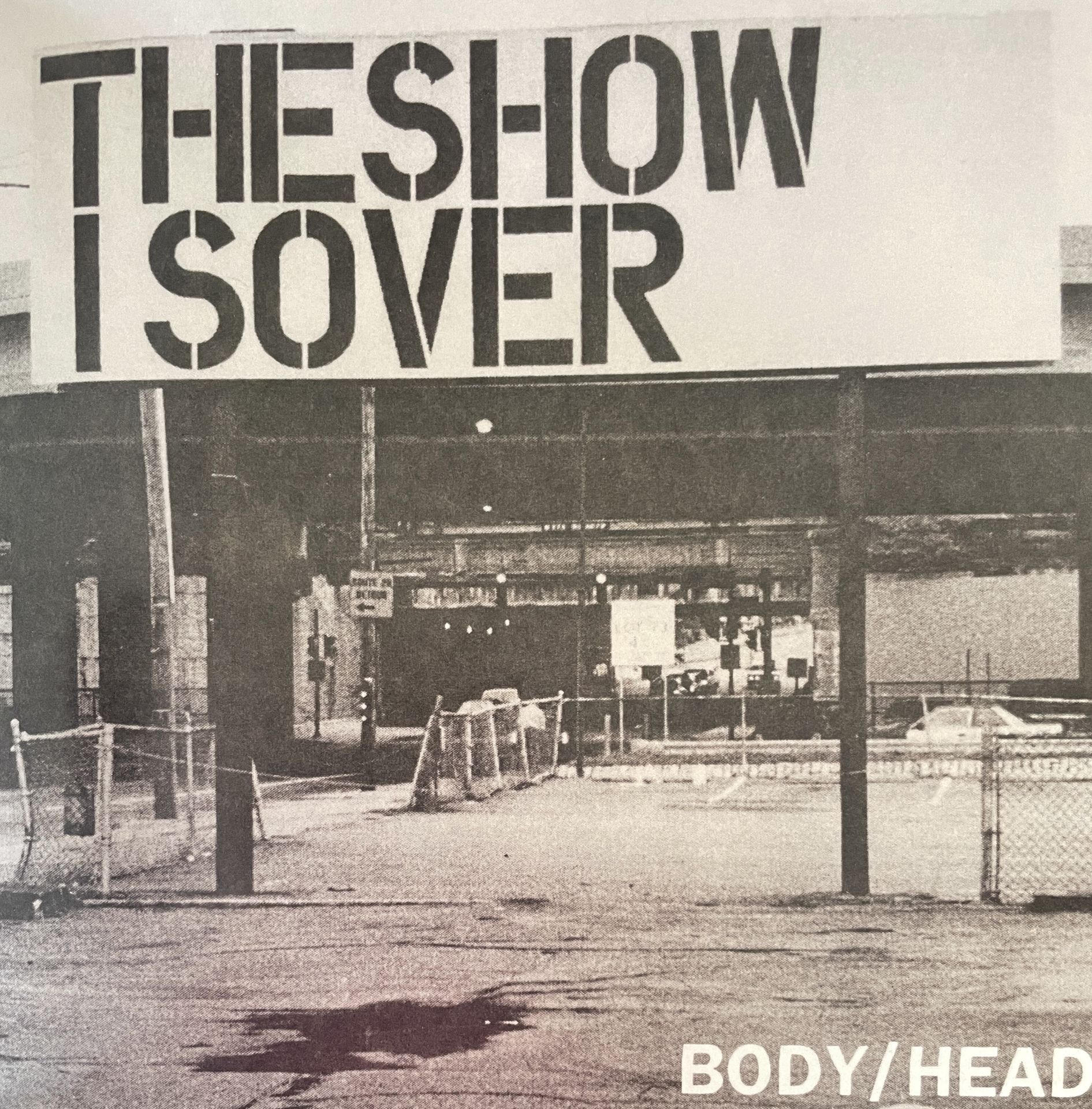 Christopher Wool "The Show is Over" Print